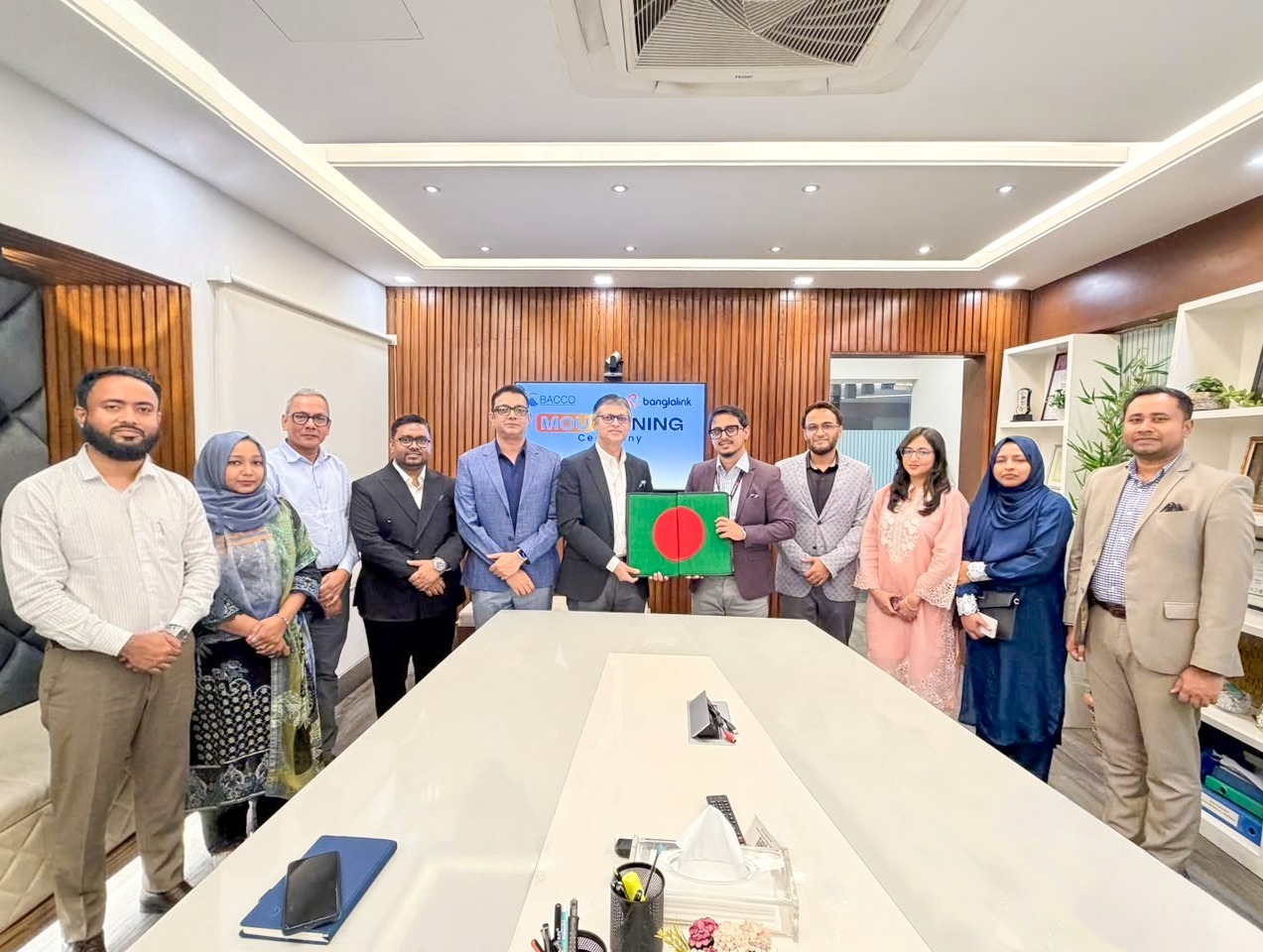 অনুষ্ঠিত হলো বাক্কো ও বাংলালিংকের মধ্যকার সমঝোতা স্মারক স্বাক্ষর