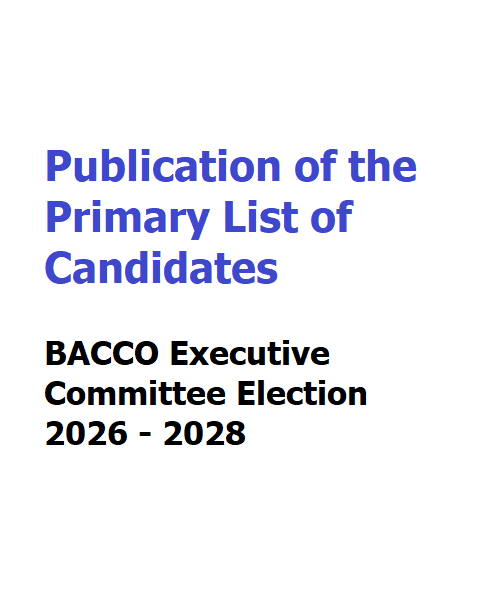 Publication of the Primary List of Candidates